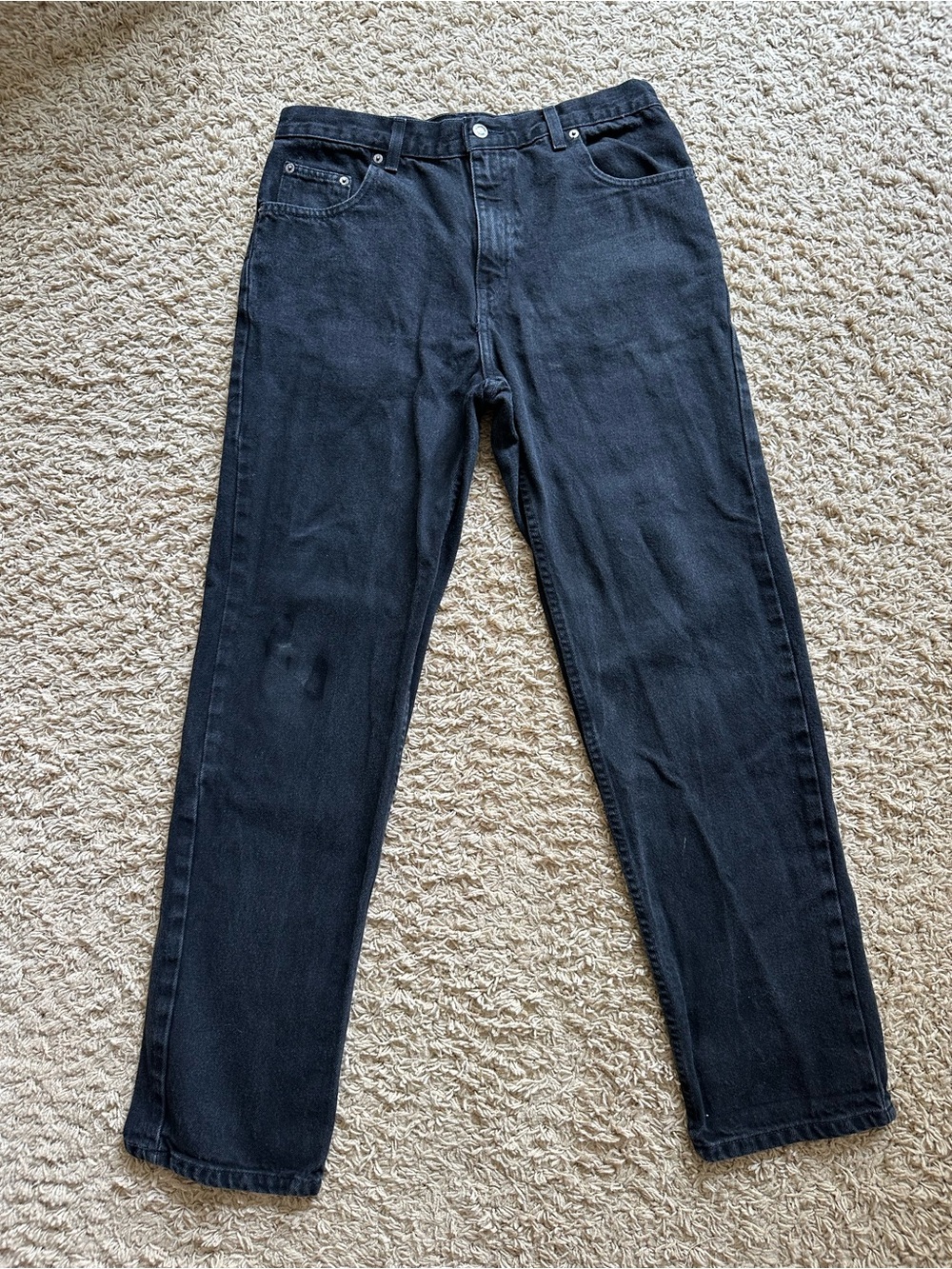 High Sierra Men's Black Straight Jeans